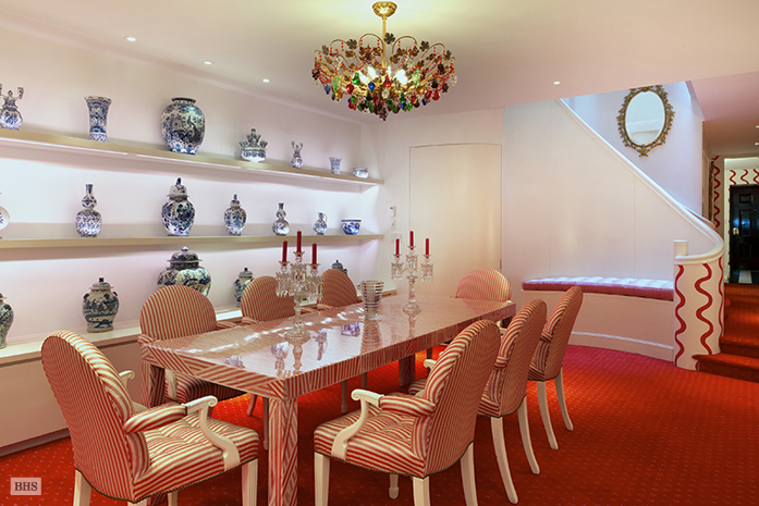 upper east side townhouse dining area