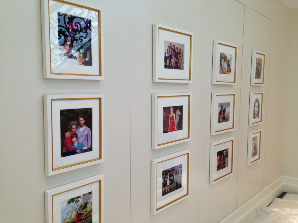 An ILevel family photo wall on the Upper East Side.
