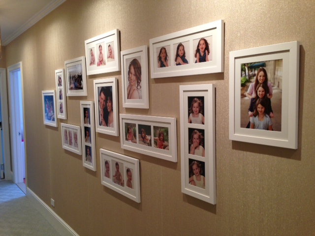 A recent example of an ILevel family photo wall. 