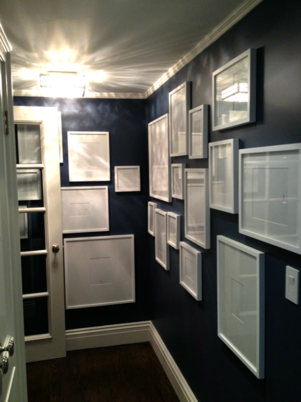 finished hallway gallery wall 3