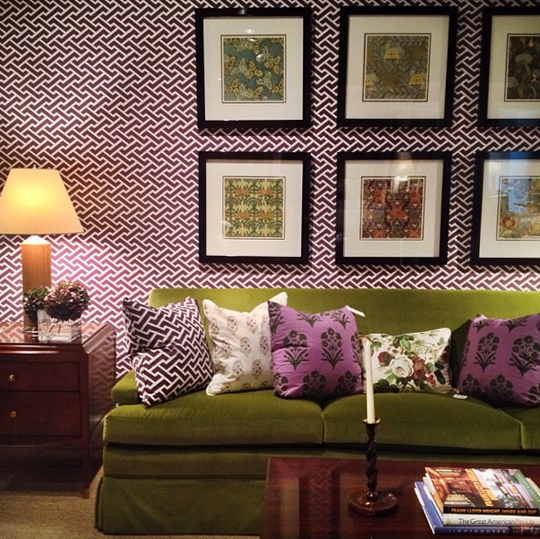 apartment therapy high point market fall 2013 green sofa