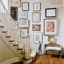 3- staircase gallery wall