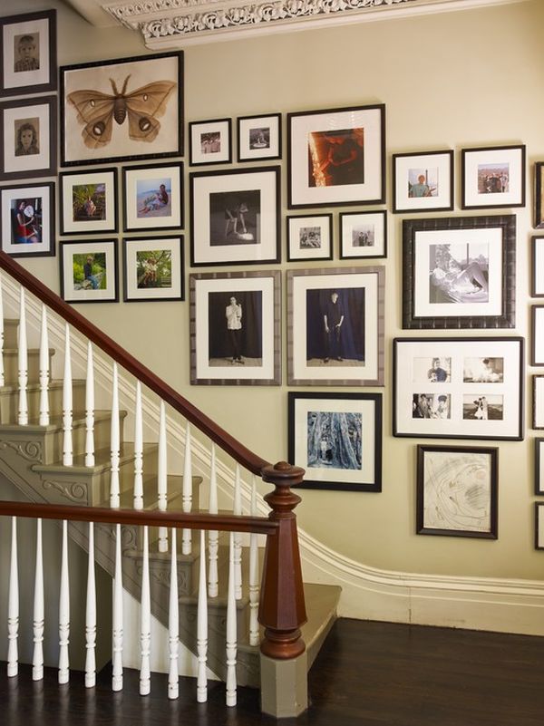 stairway gallery wall by Ilevel inc