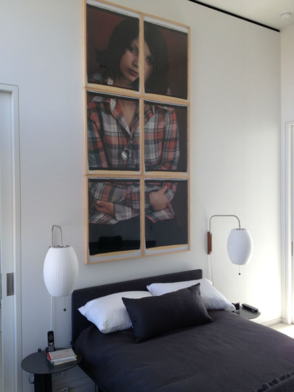 art ideas for high ceilings - new york loft bedroom