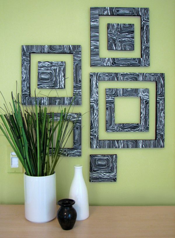 wall frames as art via homeedit