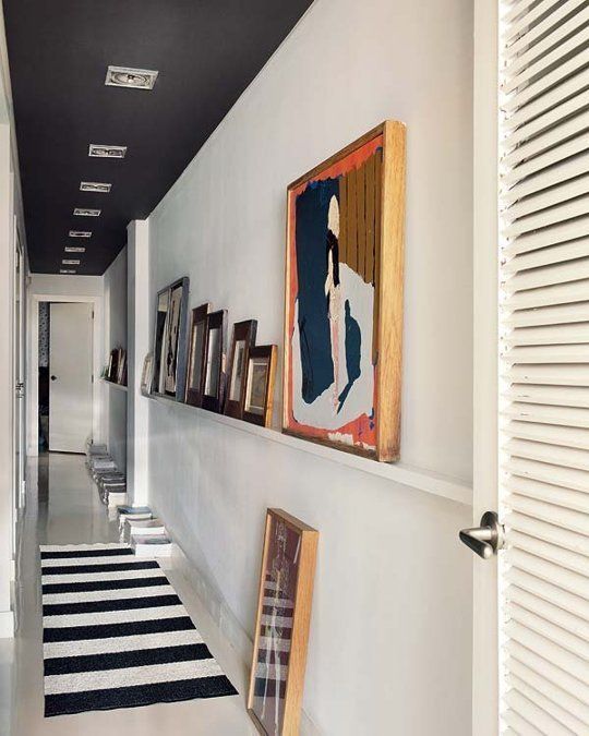 hallway art ideas - apartment therapy