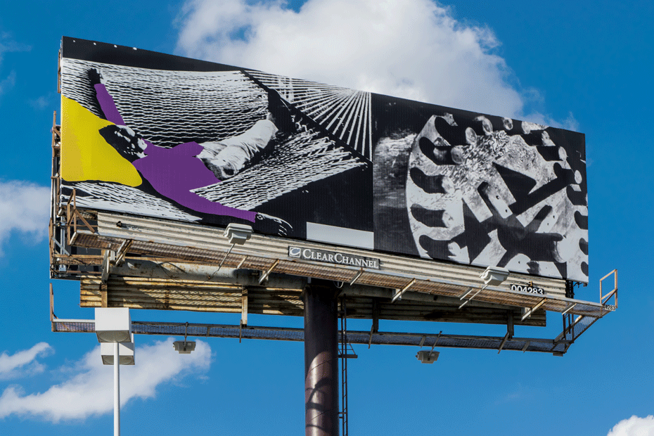 Support the Manifest Destiny Billboard Project through Art Basel's Crowdfunding campaign; Image via Art Basel 
