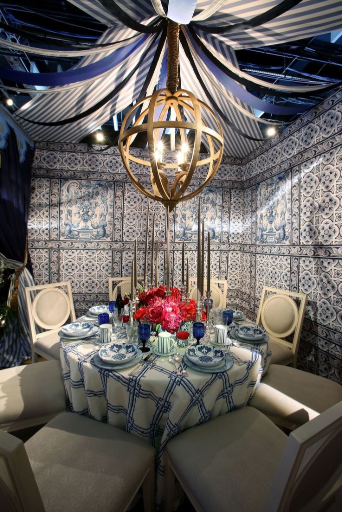 A tablescape by Bernhardt at 2015 DIFFA Dining by Design. 