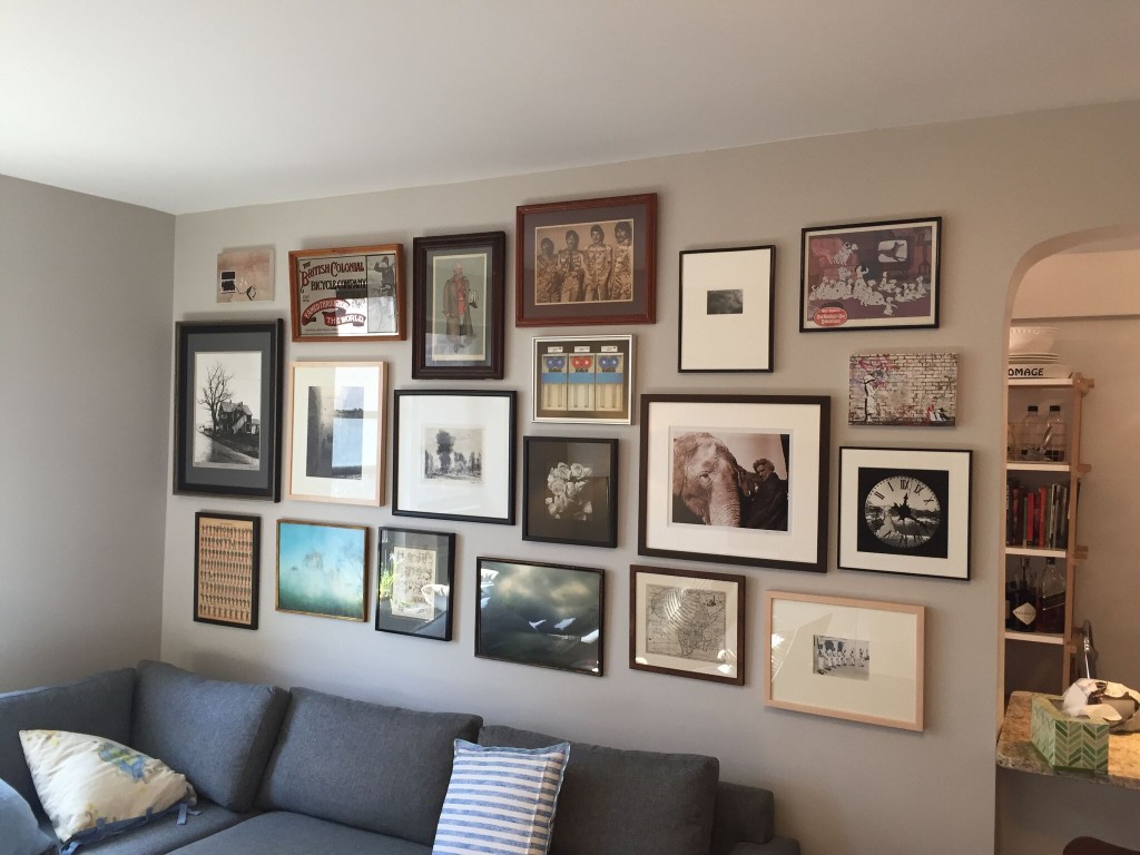 collected vintage gallery wall
