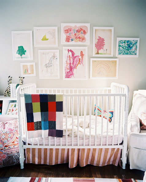 hanging things over baby's crib