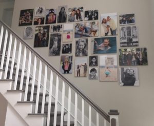 A family photo wall in NYC