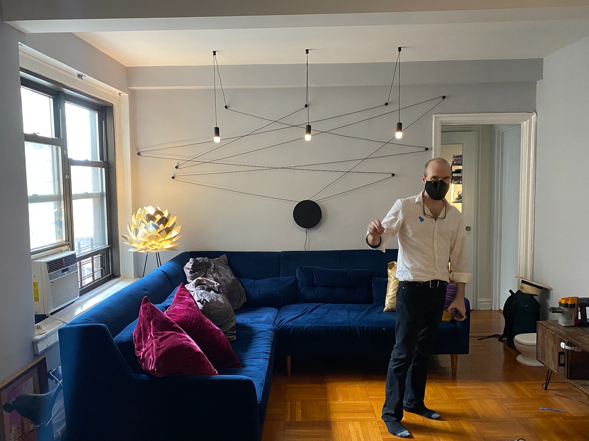 Manhattan art hanger