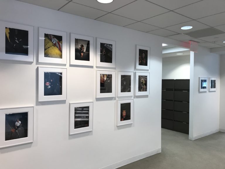 negative space in art installation