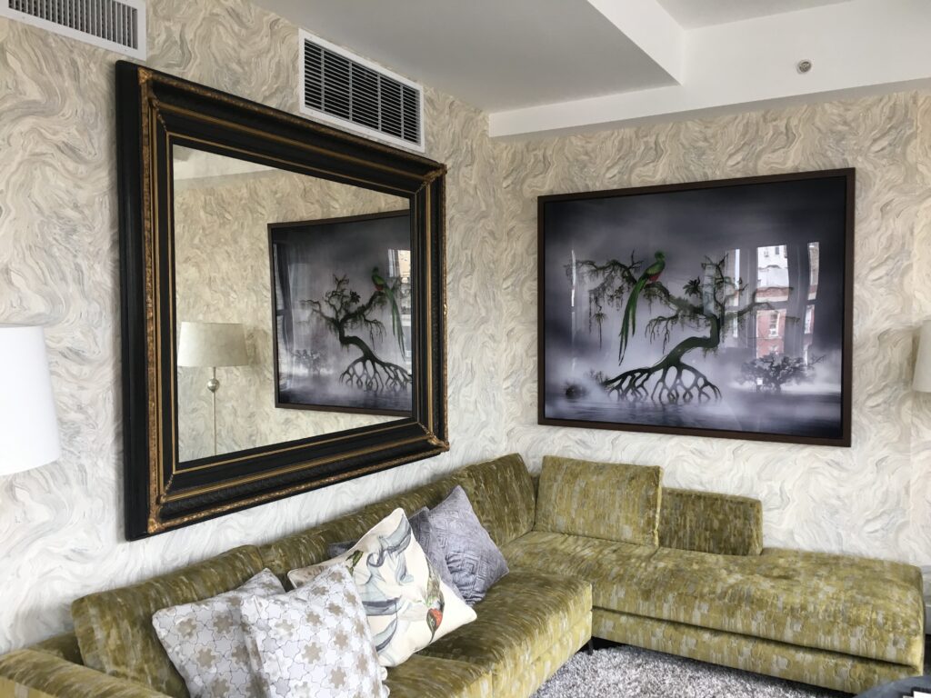 Hang Art on Wallpaper with Expert Art Installers NYC ilevel