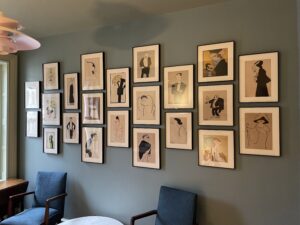 an art installation that shows how ILevel solved a wall space war